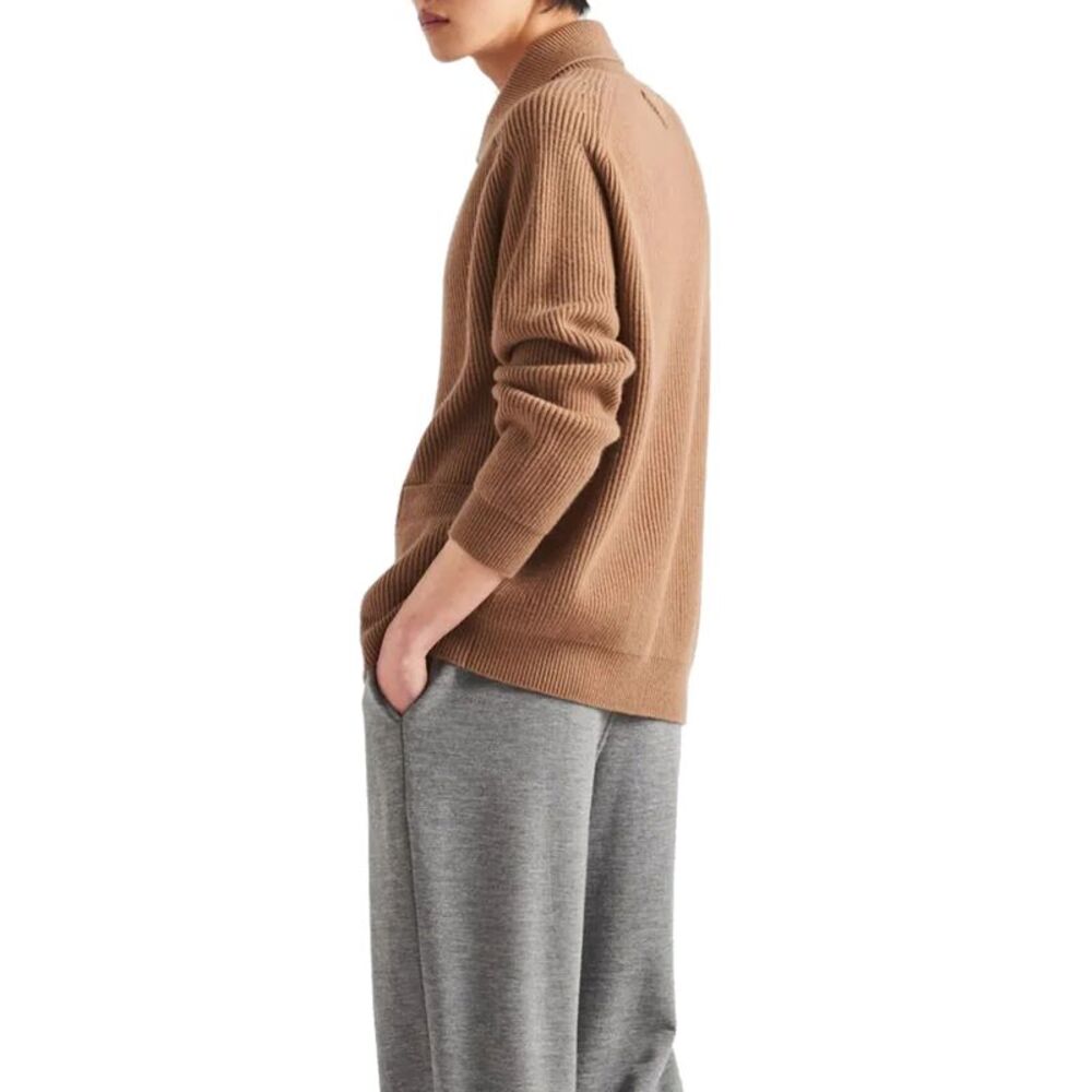 Prada Ribbed Knit Cashmere Cardigan Men - Picture 3 of 4